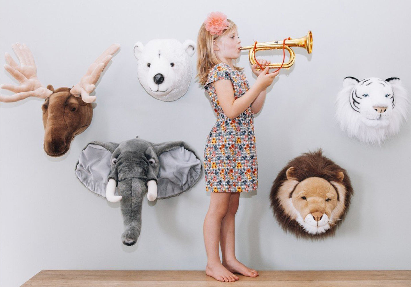 Wild & Soft - Wall Trophy Decor  Animal Soft Toys – Josh & Jenna