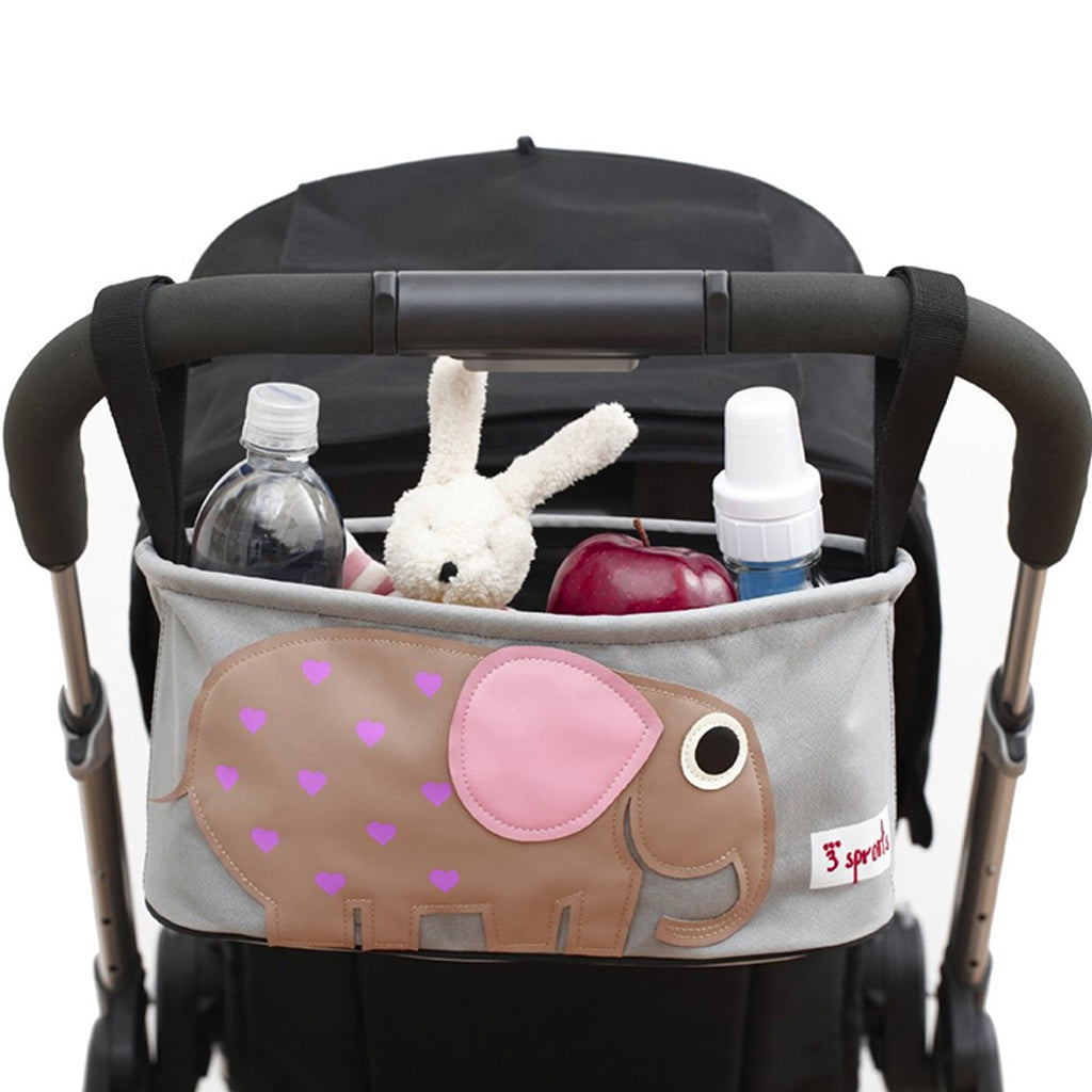 3 Sprouts Stroller Organiser Elephant Josh Jenna