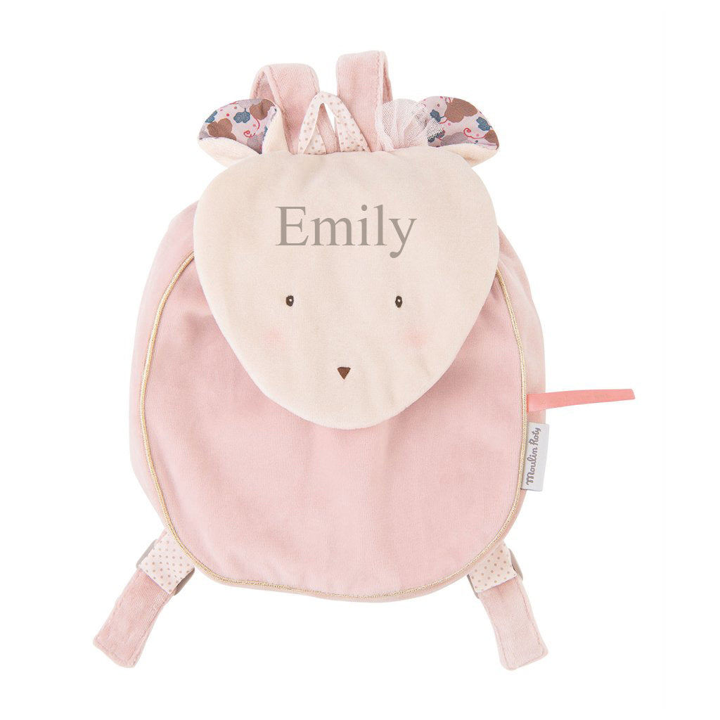 Moulin roty sac sale a dos personnalisable