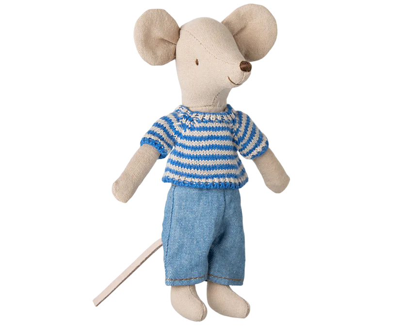 Maileg Mouse Big Brother Clothes - Knitted Sweater & Pants