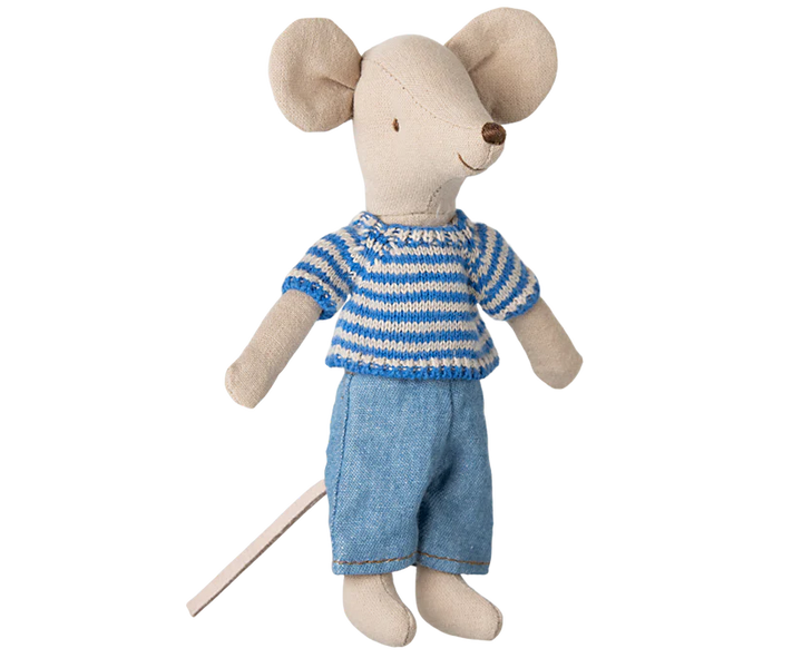 Maileg Mouse Big Brother Clothes - Knitted Sweater & Pants