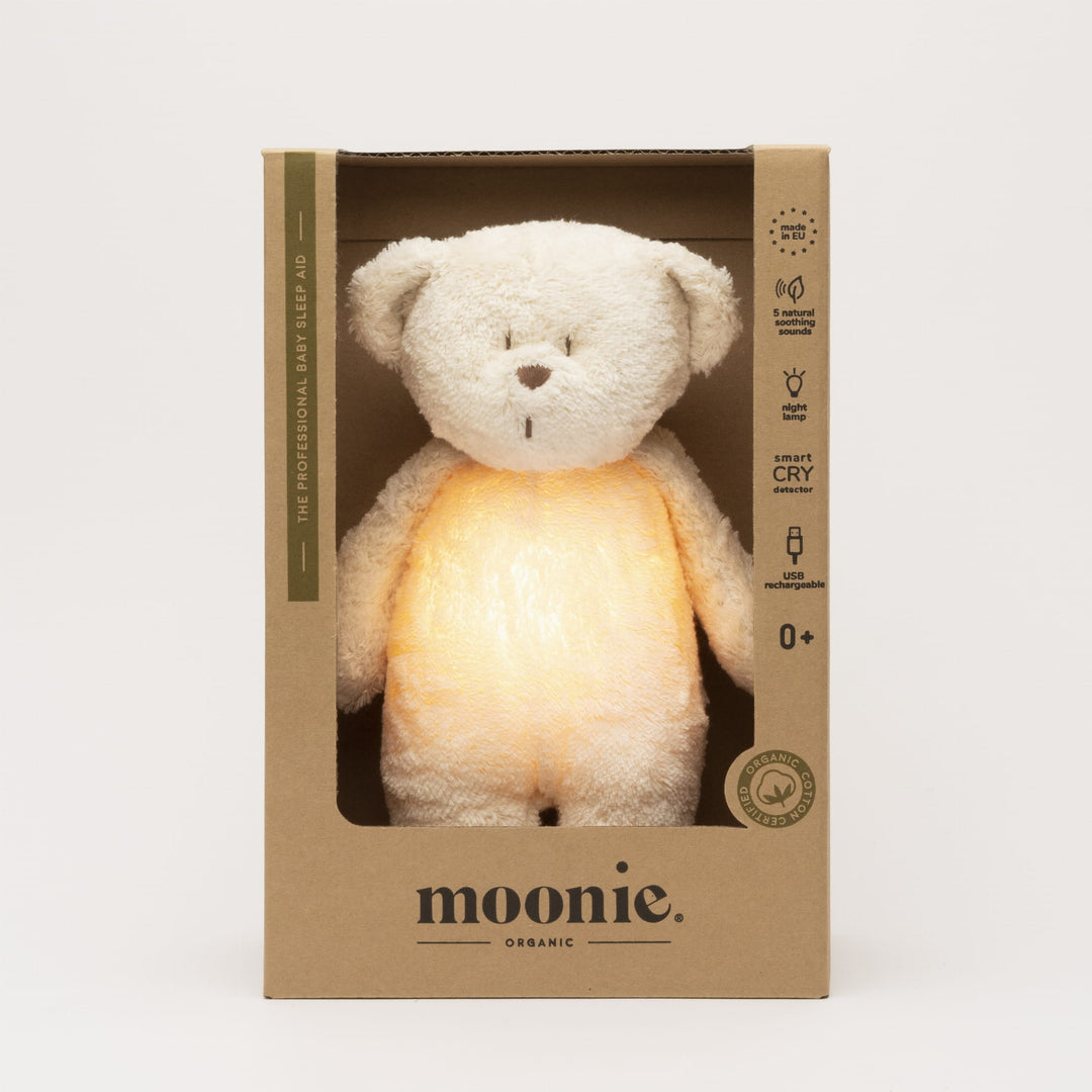 Moonie Organic Humming Bear Sleep Aid - Sand