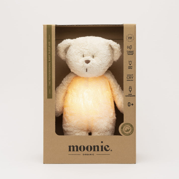 Moonie Organic Humming Bear Sleep Aid - Sand