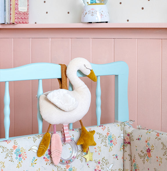 Moulin Roty Swan Activity Toy - La Petite Ecole De Dance