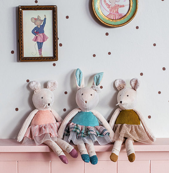 Moulin Roty Pink Mouse - La Petite Ecole de Dance