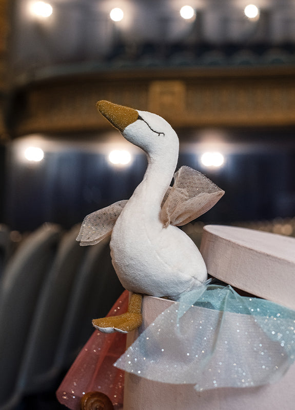 Moulin Roty Swan Rattle - La Petite Ecole De Dance