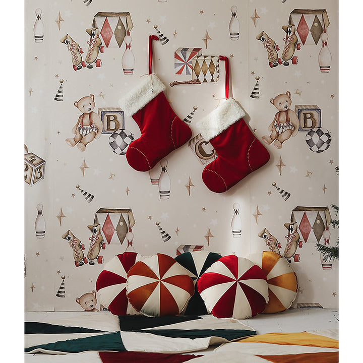 Red Velvet Christmas Stocking