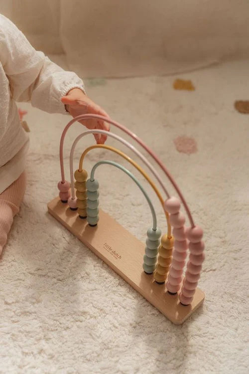 Little Dutch Rainbow Abacus - Pink