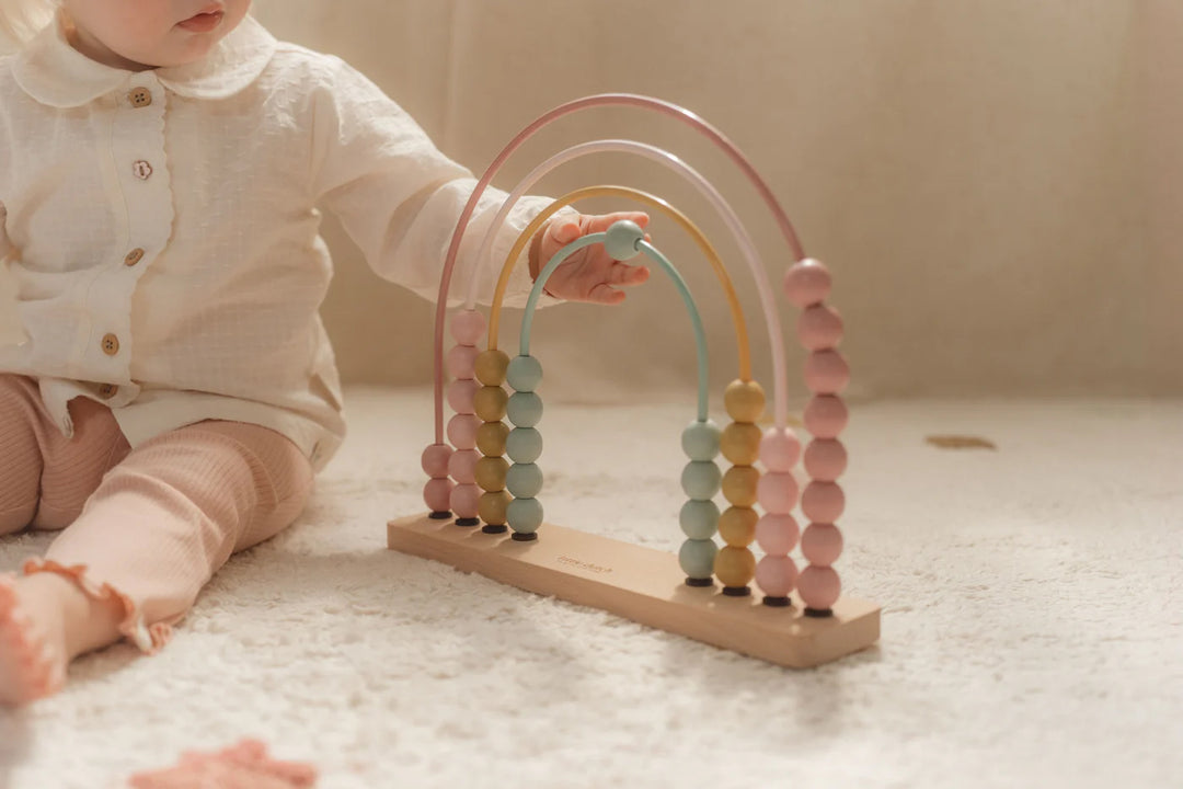 Little Dutch Rainbow Abacus - Pink