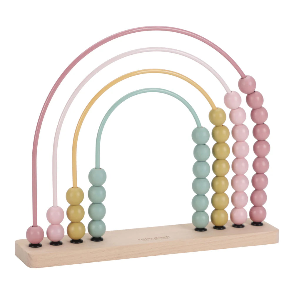 Little Dutch Rainbow Abacus - Pink