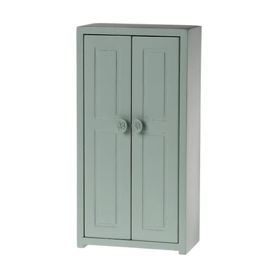 Maileg Wooden Mouse Closet - Soft Blue