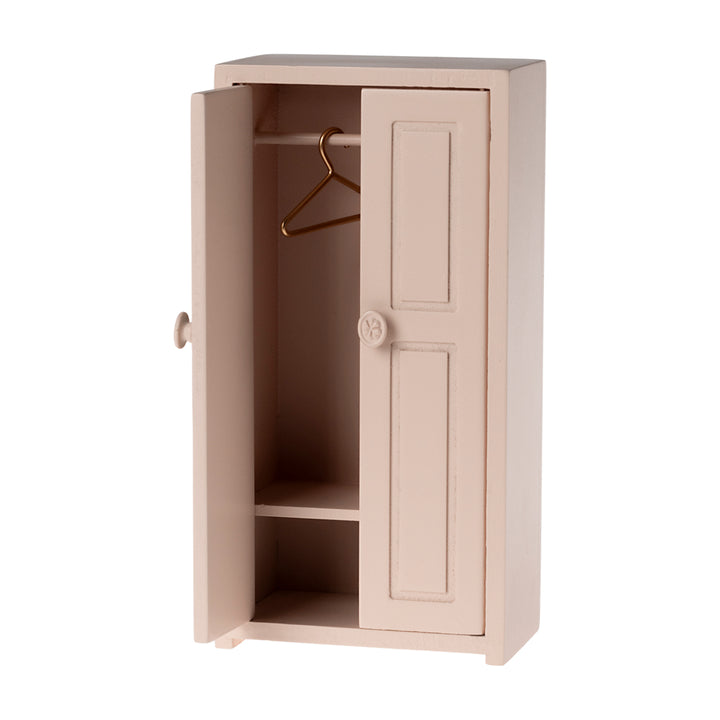 Maileg Wooden Mouse Closet - Light Rose