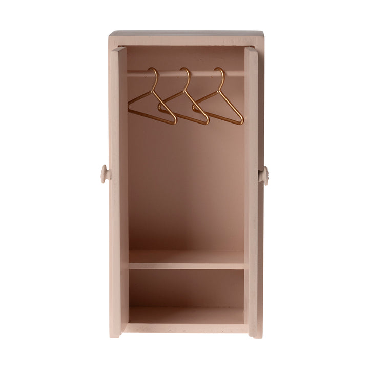 Maileg Wooden Mouse Closet - Light Rose