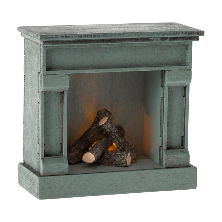 NEW Maileg Fireplace - Blue