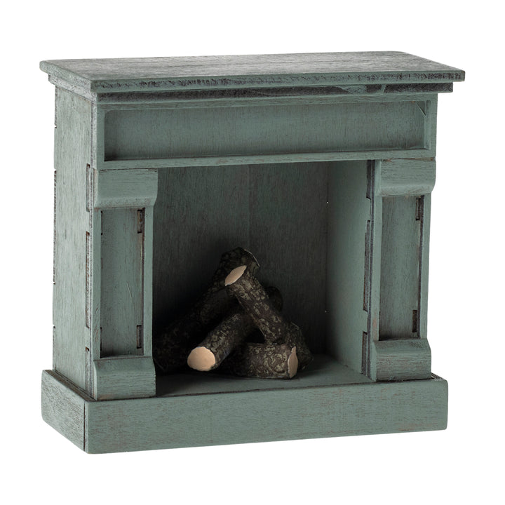 NEW Maileg Fireplace - Blue