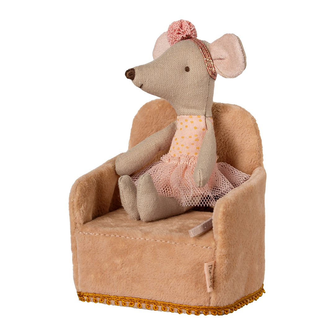 Maileg Mouse Chair - Powder