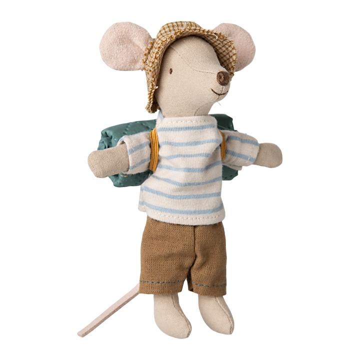 Maileg Hiker Mouse Big Brother - Stripes