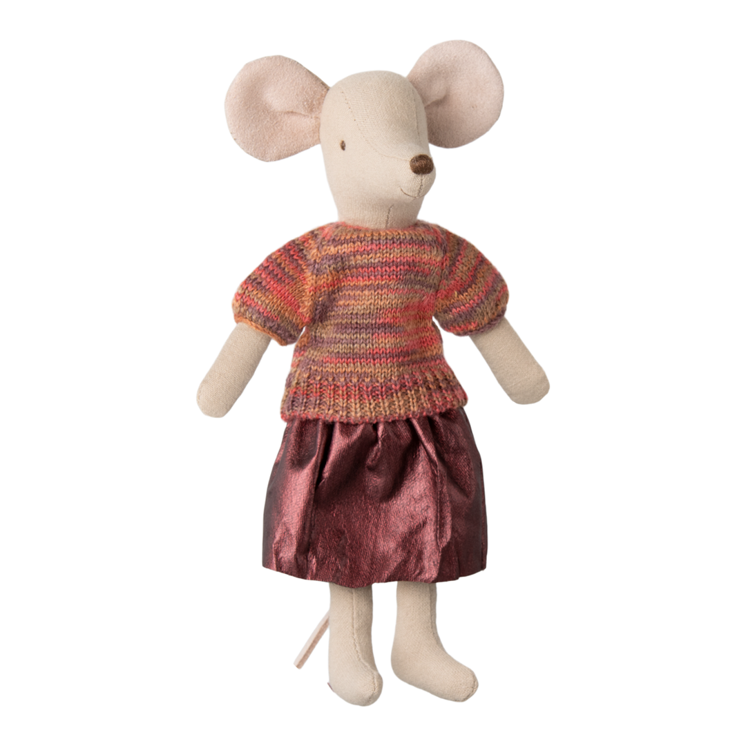 Maileg Mouse Mum Clothes - Skirt & Knitted Blouse