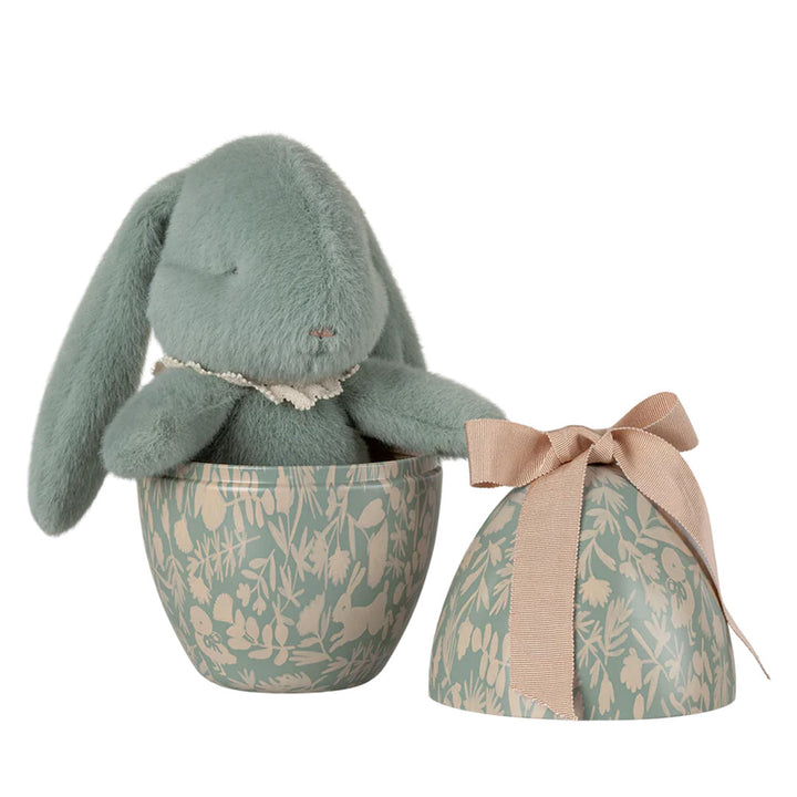 Maileg Easter Egg With Bunny - Mint