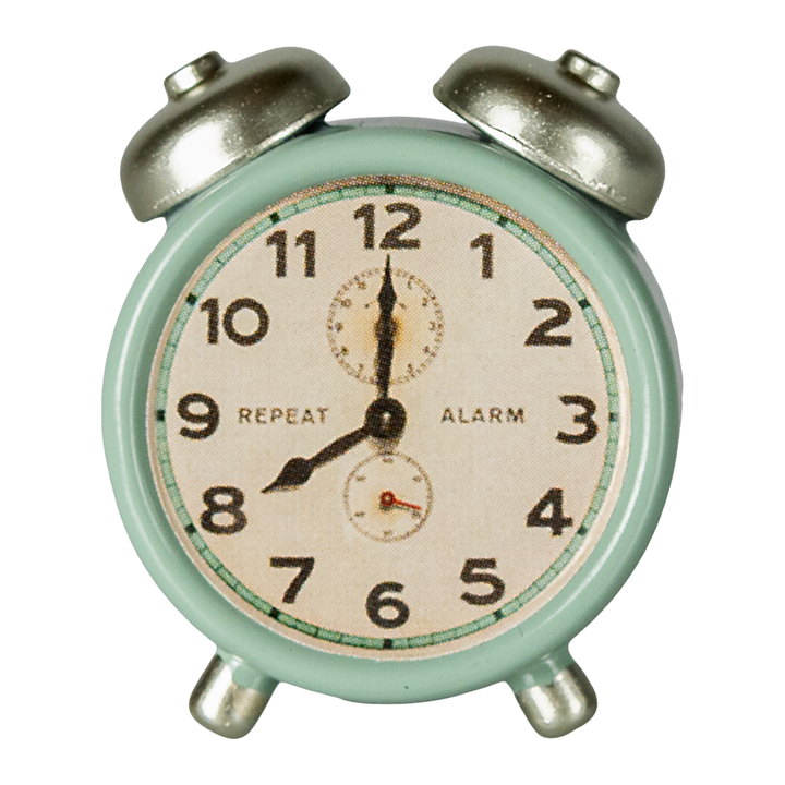 Maileg Mouse Alarm Clock - Mint