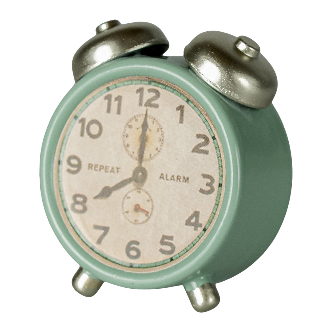 Maileg Mouse Alarm Clock - Mint