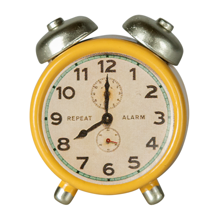 Maileg Mouse Alarm Clock - Yellow