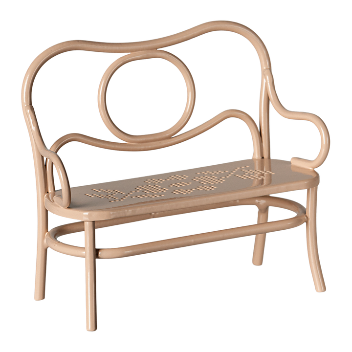 Ensemble table, chaises et banc de jardin Maileg