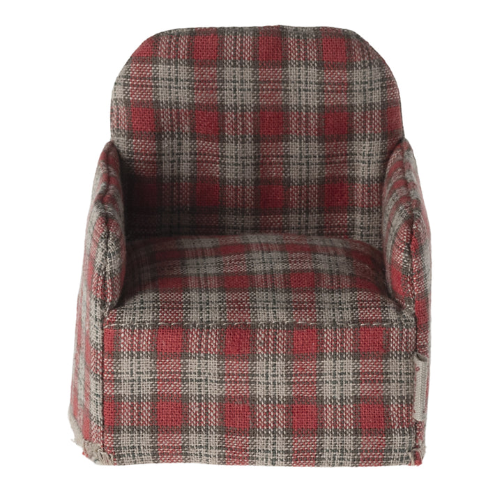 Maileg Mouse Chair - Red Checker