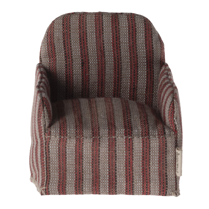 Maileg Mouse Chair - Red Stripe