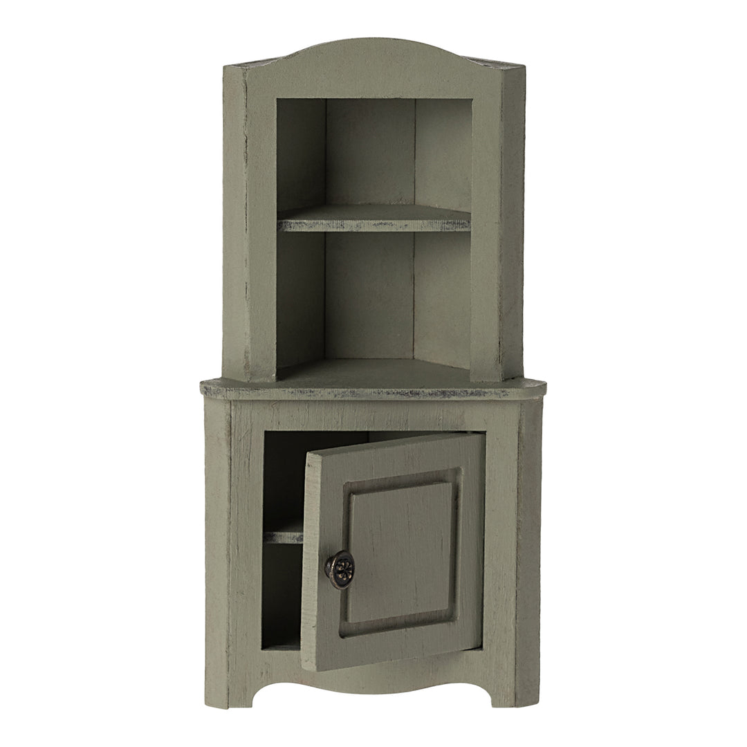 Maileg Mouse Corner Cabinet - Light Green