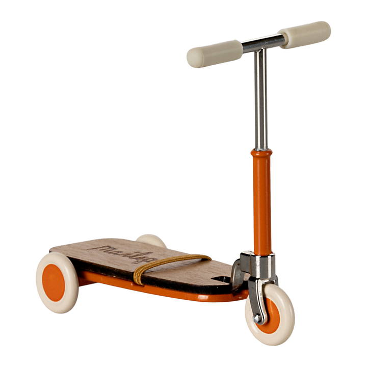 Maileg Mouse Kick Board Scooter - Orange