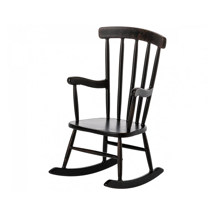 NOUVEAU Fauteuil à bascule Maileg Mouse - Anthracite