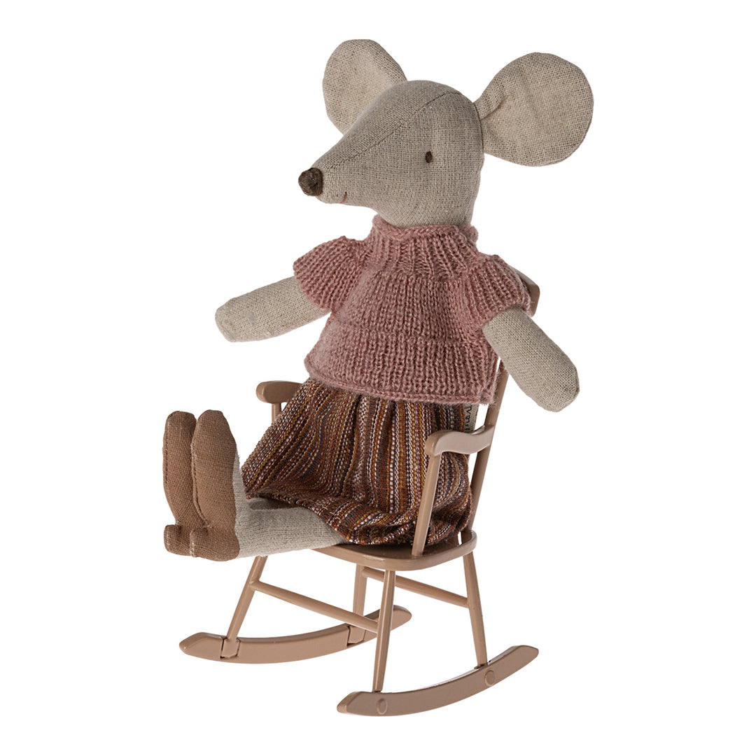 NEW Maileg Mouse Rocking Chair - Powder