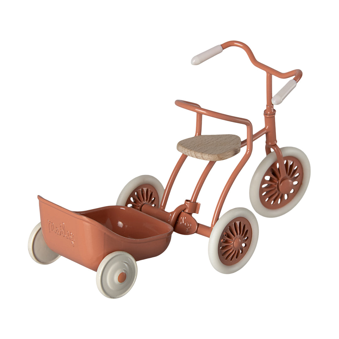 Maileg Mouse Tricycle Hanger - Coral