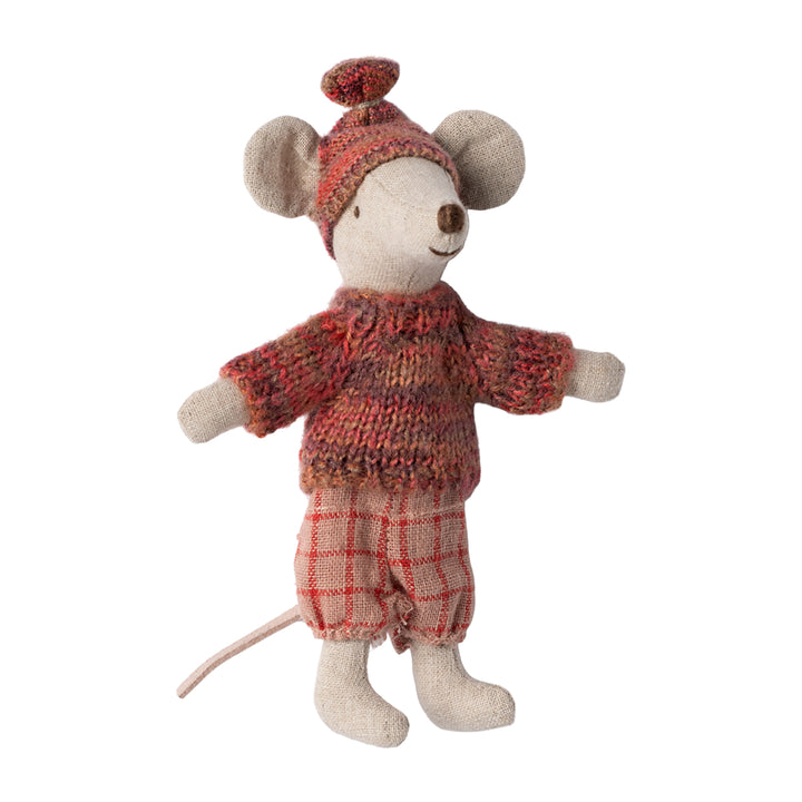 Maileg Winter Mouse With Ski Set-Big Sister