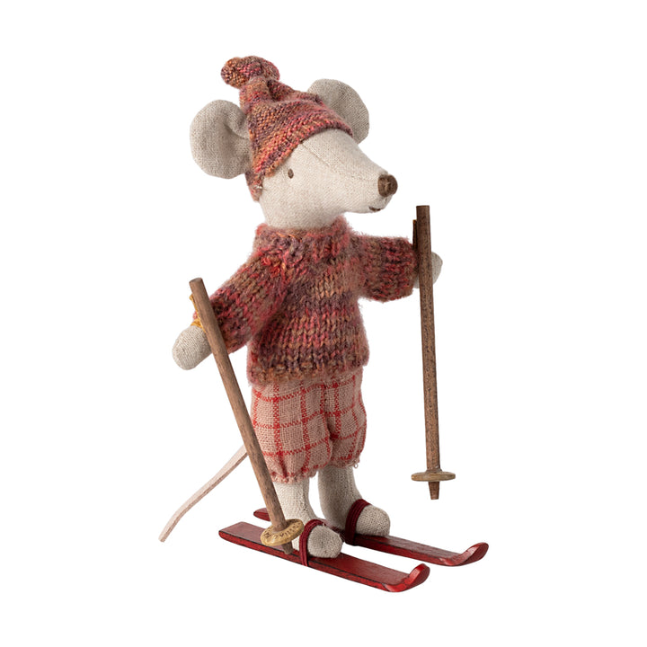 Maileg Winter Mouse With Ski Set-Big Sister