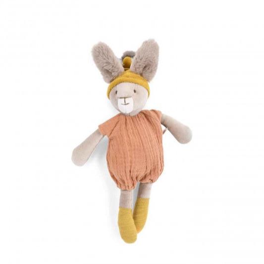 Peluche Lapin en argile Moulin Roty