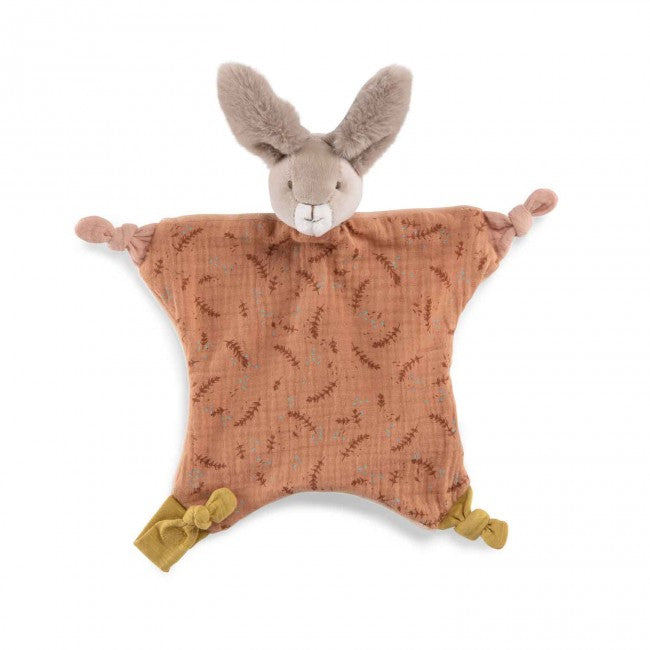 Moulin Roty Personalised Clay Rabbit Comforter