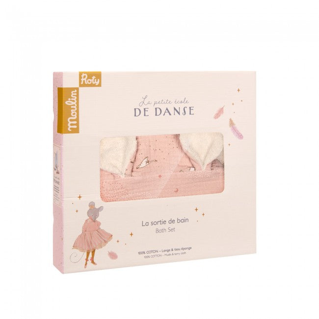 Moulin Roty La Petite Ecole De Dance Baby Towel Set