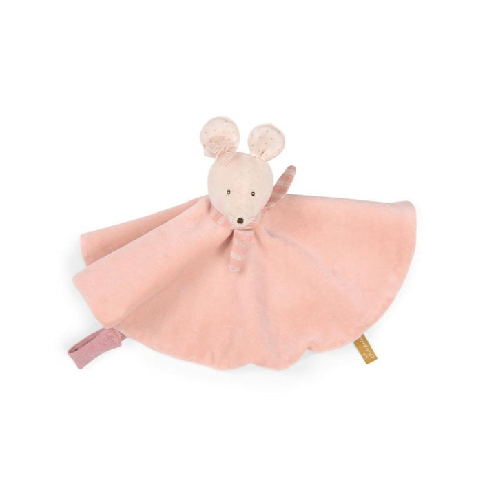 Moulin Roty Pink Mouse Comforter La Petite Ecole De Dance