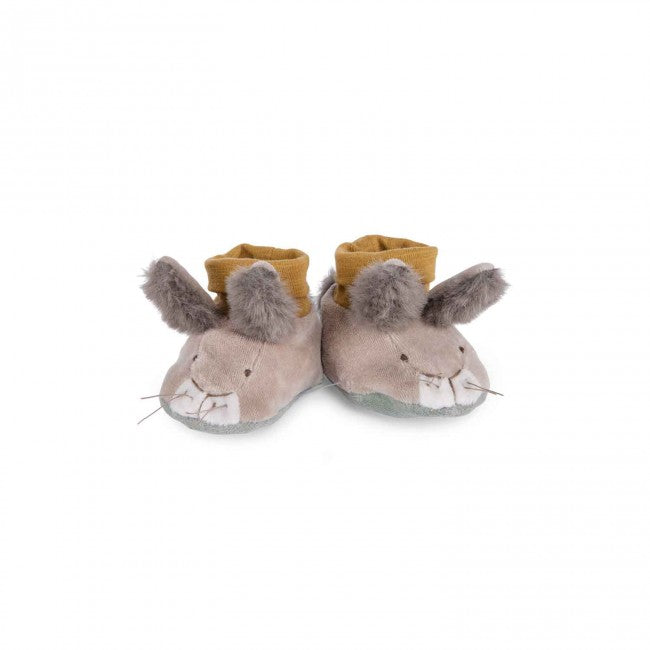 Moulin Roty Weiche Babyschuhe - Hase