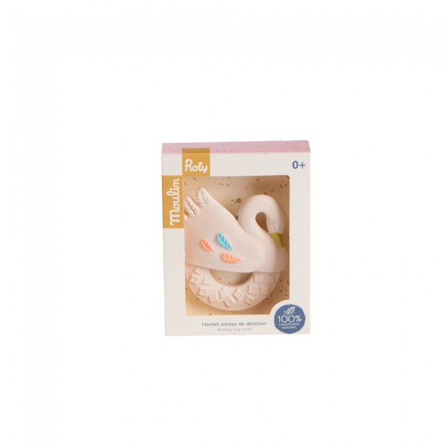 Moulin Roty Swan Teething Ring