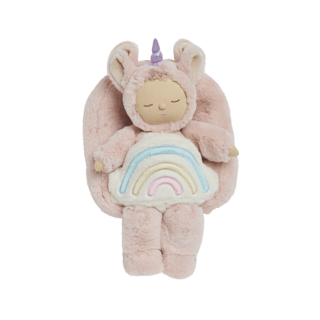 Olli Ella Hopalong Unicorn Backpack - Pink