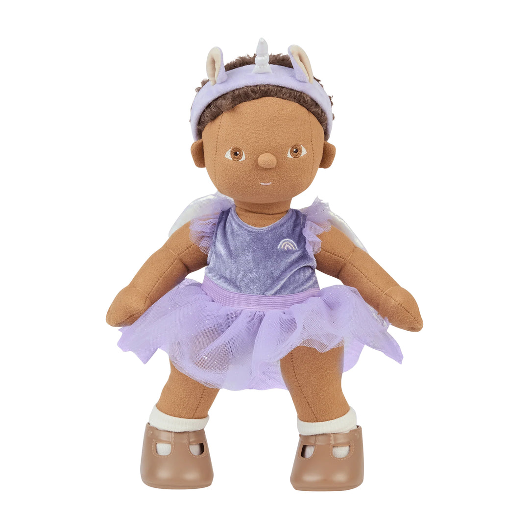 Olli Ella Dinkum Doll Unicorn Outfit - Lilac