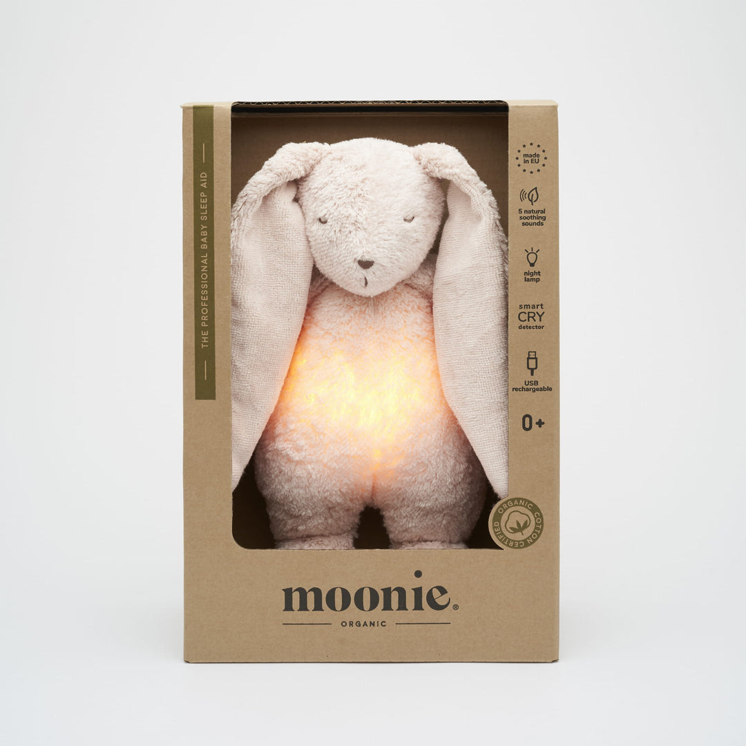 Moonie Organic Humming Bunny Sleep Aid - Rose