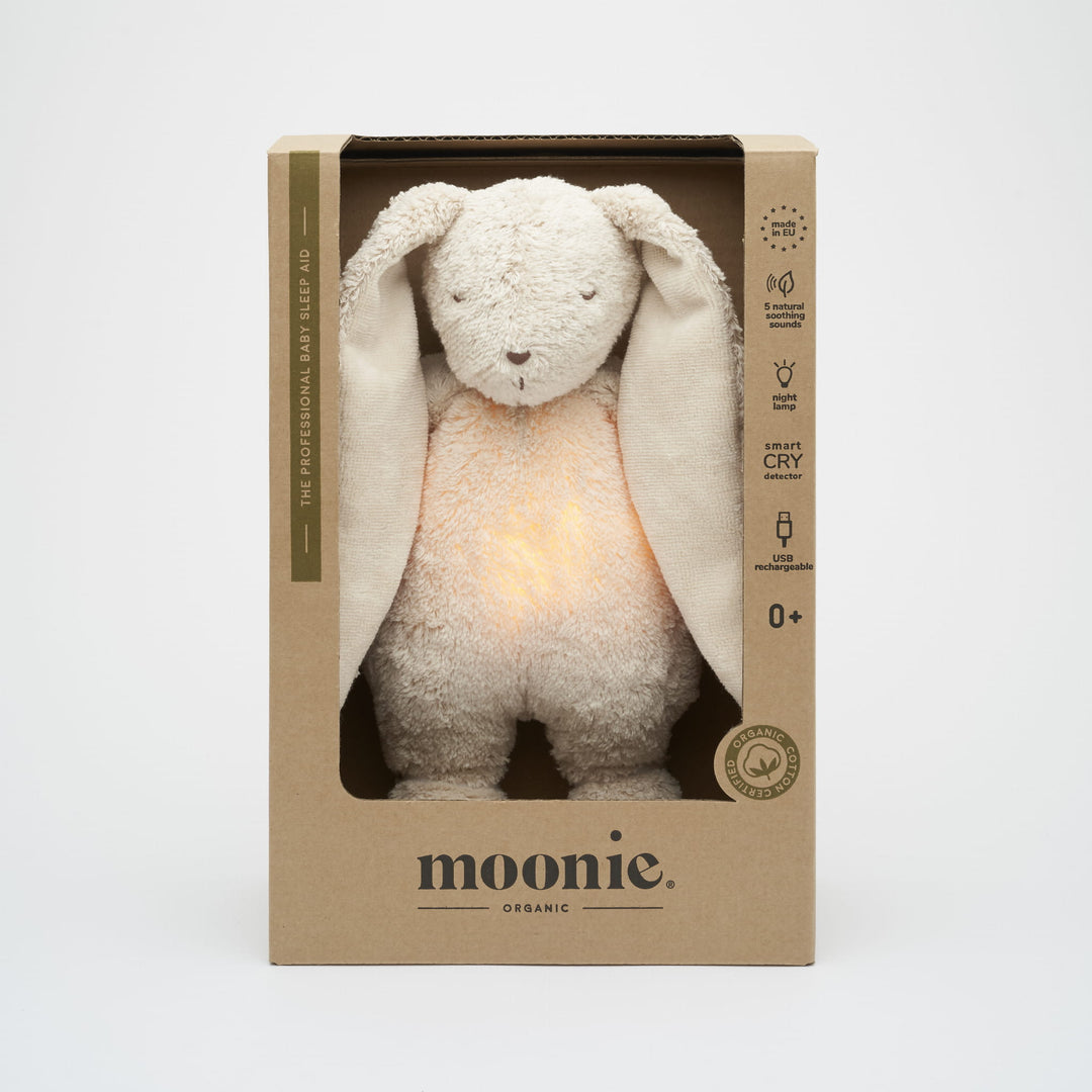 Moonie Organic Humming Bunny Sleep Aid - Sand