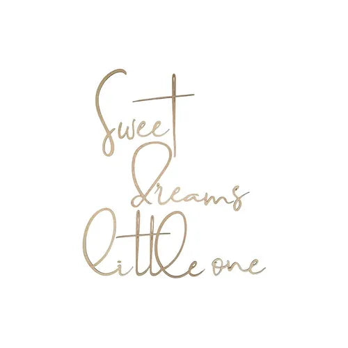 Wooden Wall Sign - Sweet Dreams Little One