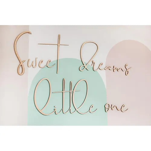 Wooden Wall Sign - Sweet Dreams Little One