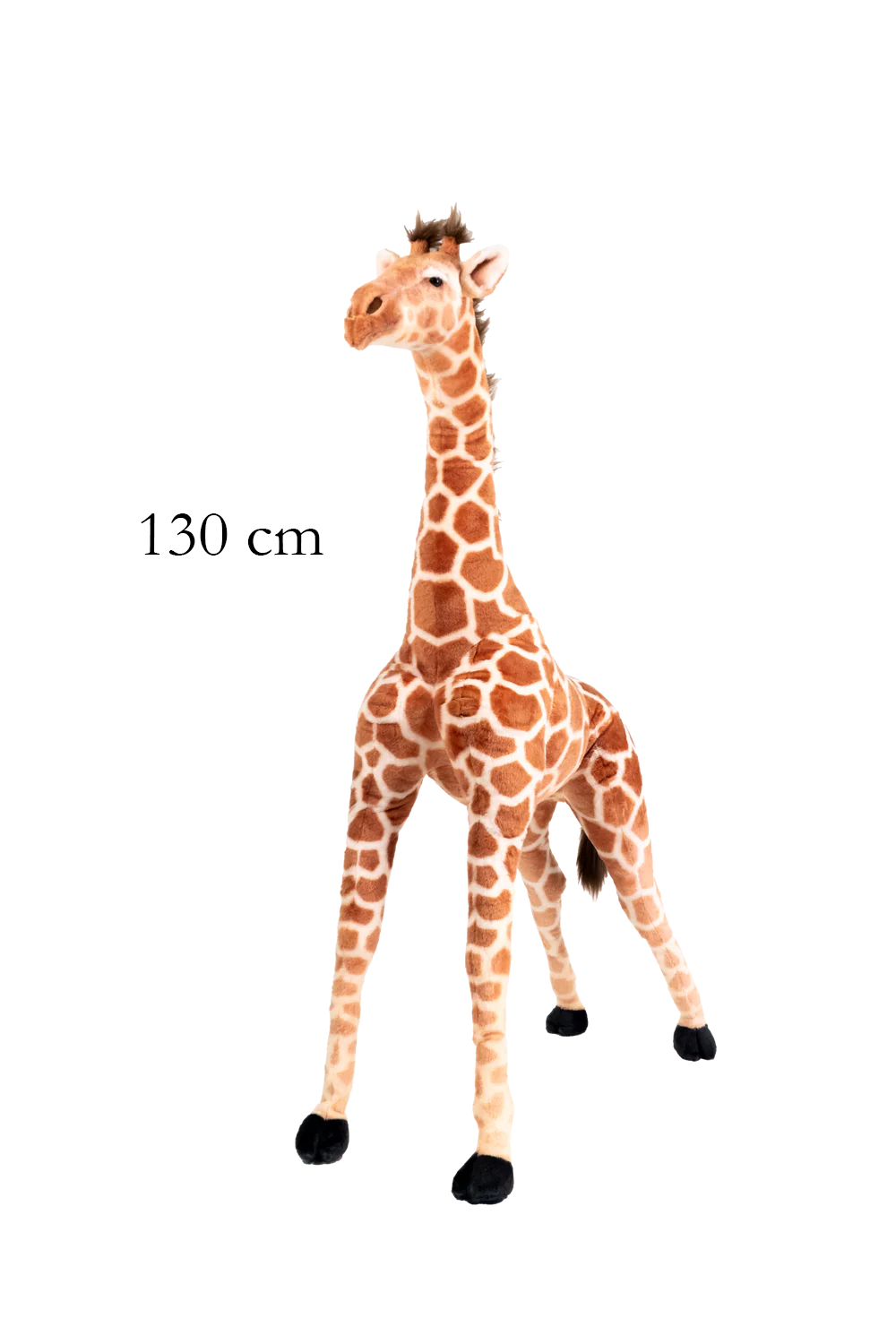 Girafe debout en peluche sauvage et douce - Différentes tailles