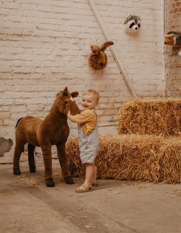 Wild & Soft Standing Plush Horse